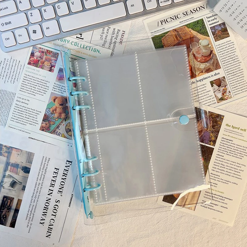 10pcs A5 Photo Album Binder Sleeves 1P 2P 4P Photo Album Binder Refill Inner Cards Photocard Refill Bags Pocket Name Card