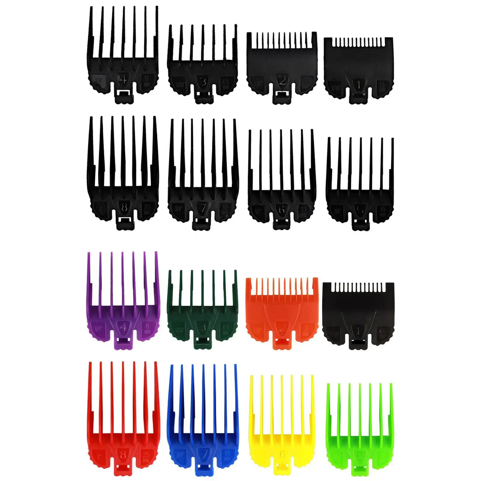 8 Piece/Set Electric Guide Combs Hair Trimmers Hair Guard Attachment