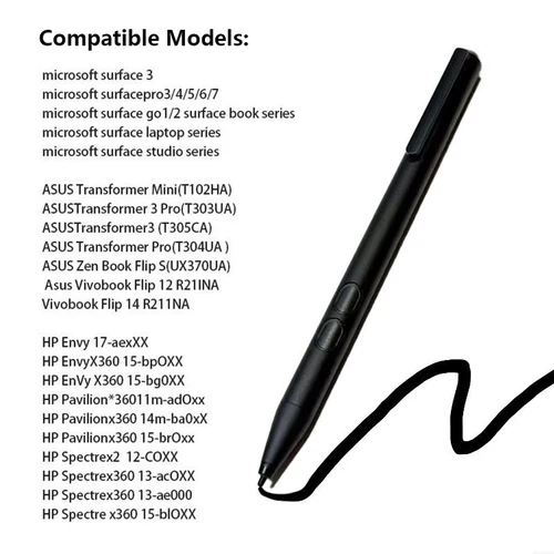 Imagen 2 del producto Bolígrafo Digital adecuado para Kobe libra 2/Surface/ASUS/HP con bolígrafo sensible a la presión de 4096 niveles tacto antifalso