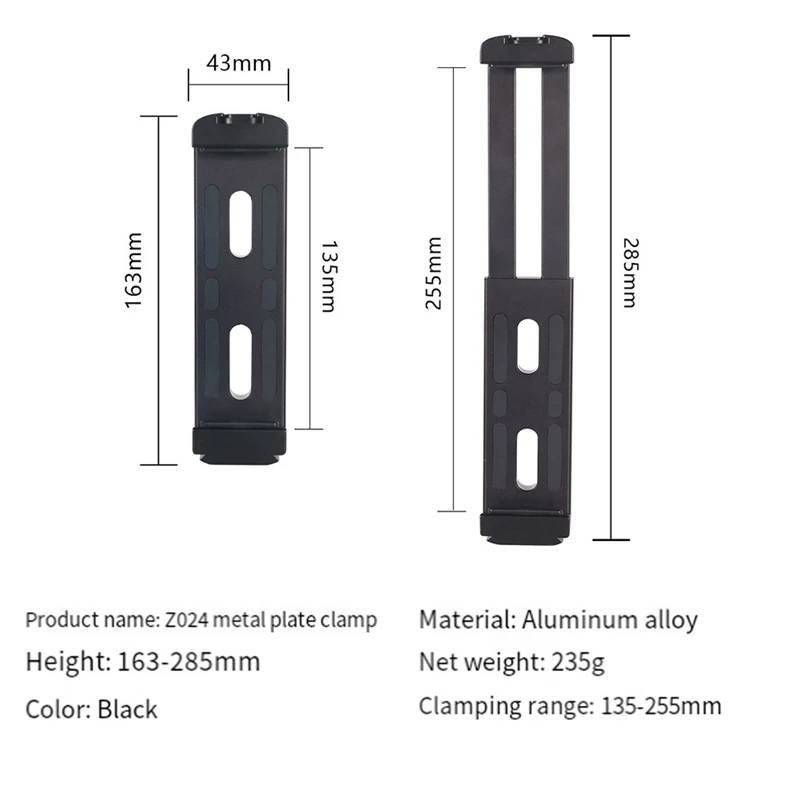 Алюминиевый штатив, держатель для планшета с адаптером для холодной башмака, зажим для планшета, подставка, регулируемая на 360 градусов подставка для планшета