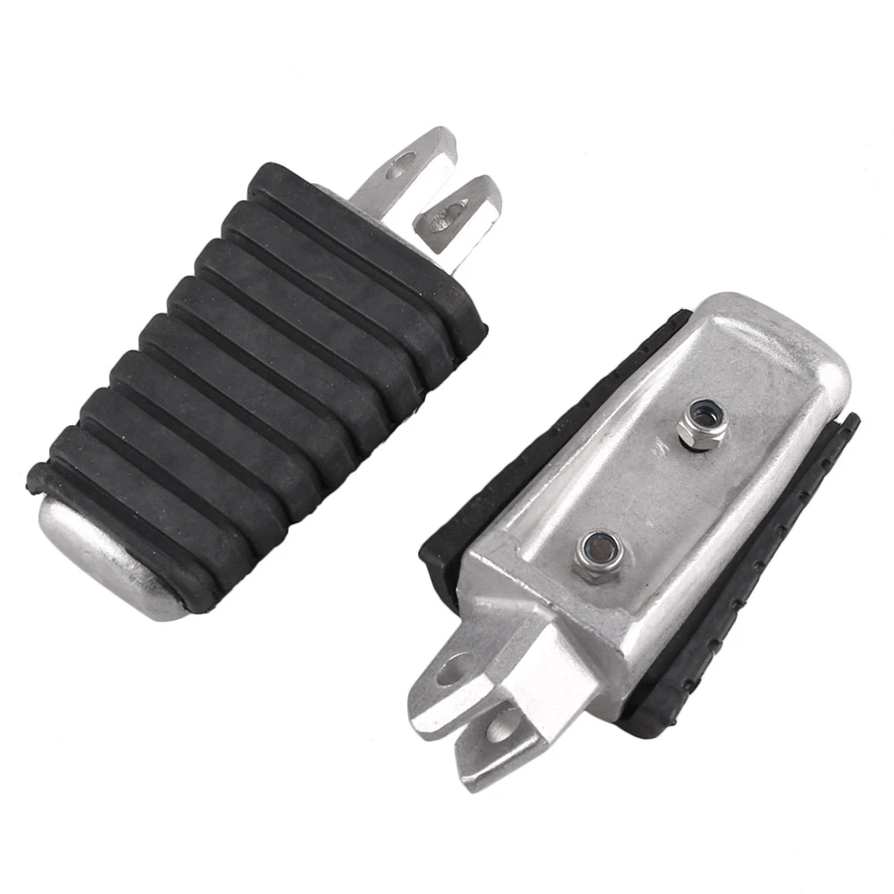 Motorcycle Front Rider Footpegs Footrests Pegs Bracket Kit For Yamaha XJ/VJ700 V-STAR XVS650/400 XV400/535/700/750/920/1100