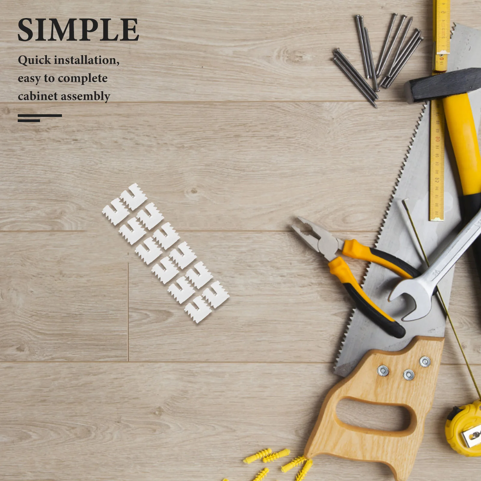 

200Pcs Cabinet Door Hardware Hinge Dowel Inserts Nylon Plastic Replacement for Kitchen Furniture Repair Furniture Hardware