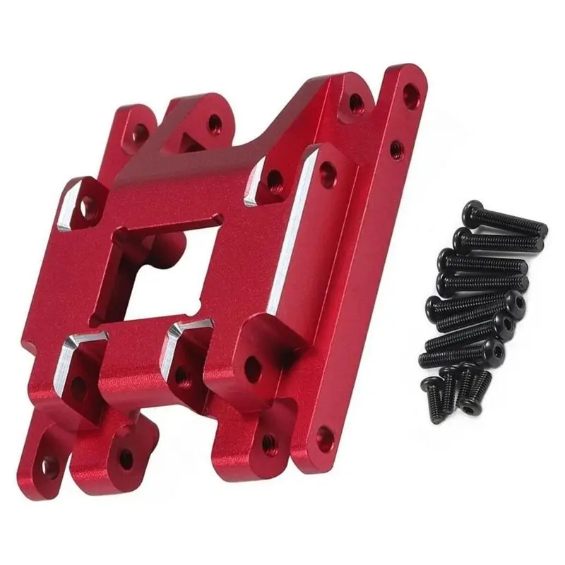 MACH-For 1/18 RC Crawler Transmission Set 11T Pinion Skid Plate Aluminum Alloy Housing For TRX4M Bronco Defender Upgrade Parts