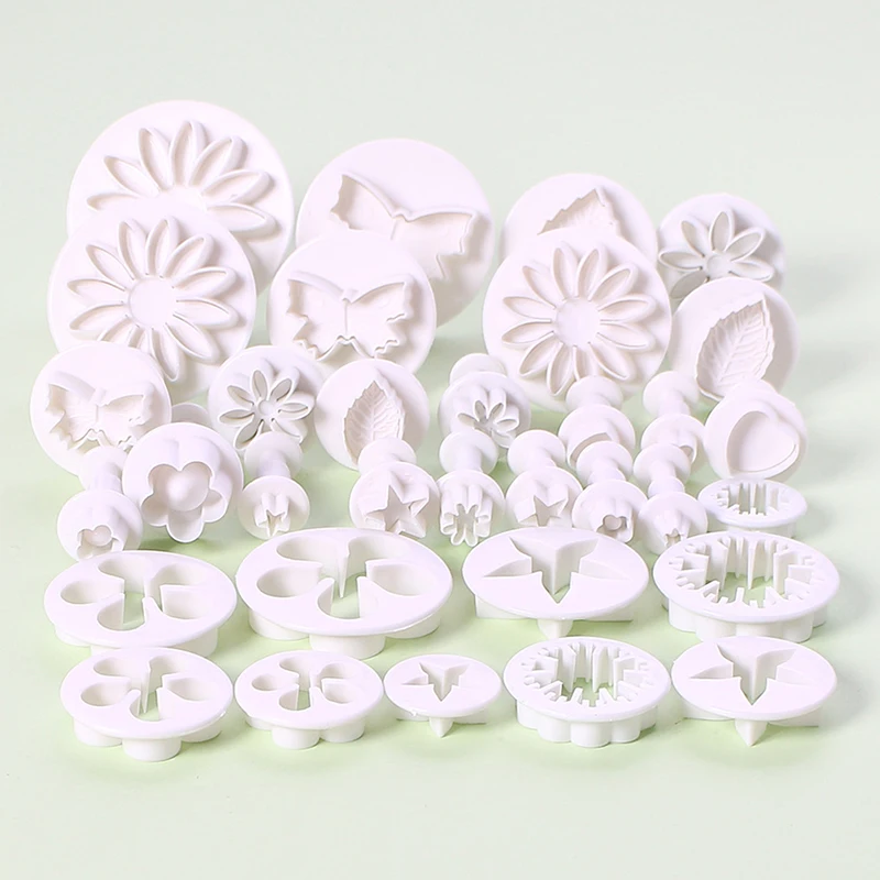 33pcs/lot Cake Decorating Tools Fondant Cake Mold Flower Set Baking Accessories