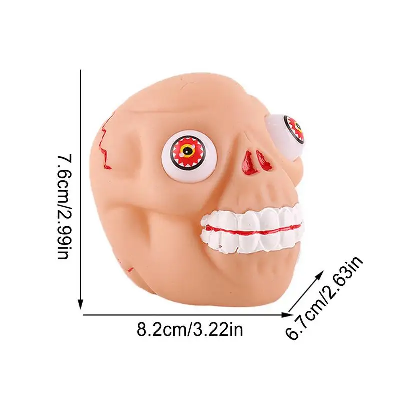 Halloween Pop Out Eyes Squeeze Toys Funny Eyeball Burst Toys Squeezy Stress Relief Toys For Kids Fun Eye Popping Squeeze Toy Non