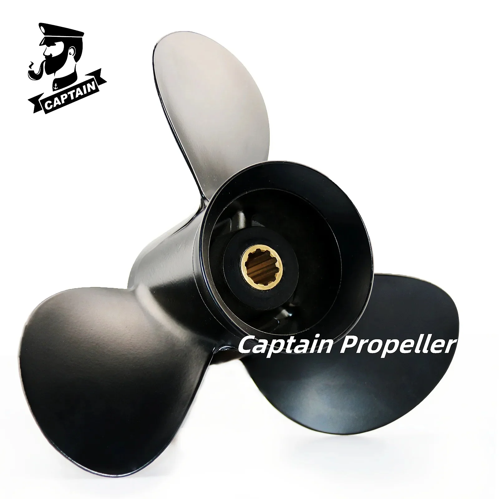 

Captain Boat Propeller 10.25x11 Fit Mercury Outboard Engines 25 28 30HP Motor Aluminum Alloy Screw 3 Blade 10 Tooth Spline