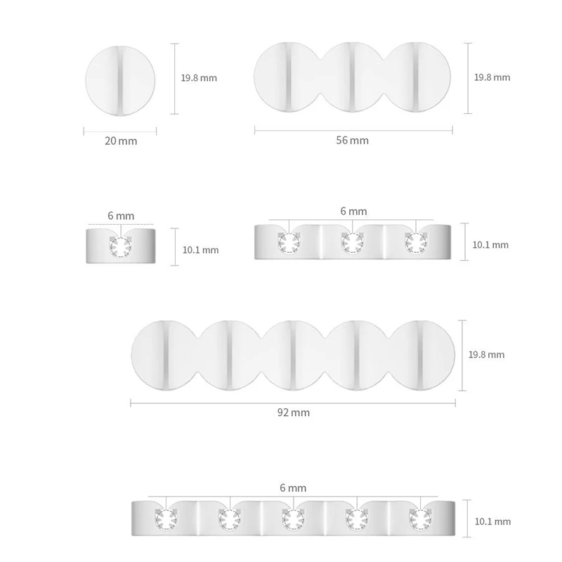 Auto-adesivo Desktop Cable Manager, Criativo, Sem soco, Cabo de rede, Computador, Mouse, Fone de ouvido, Winder, 2pcs