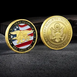 Commemorative Coins Collected By The Marine Corps of The American Eagle Sea Army, One of The Five Major US Military Powers