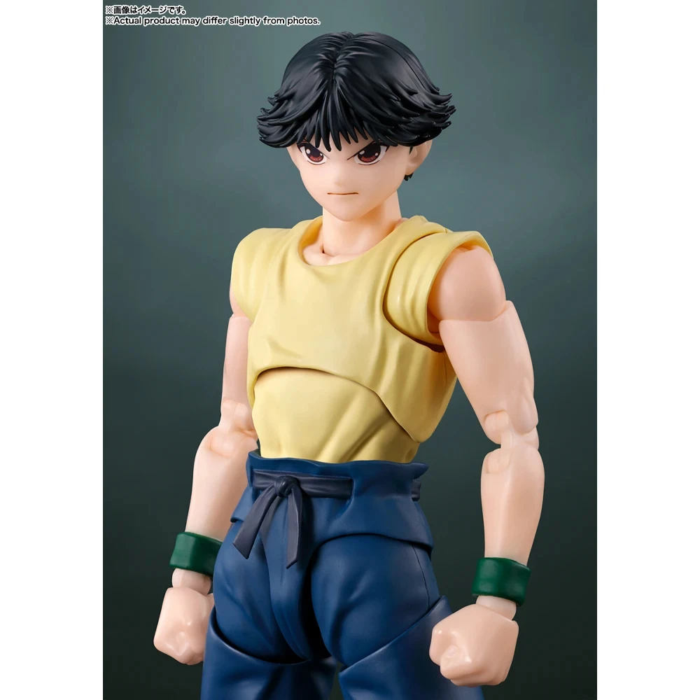In Stock Original Bandai Shfiguarts Yusuke Urameshi Figure Action Anime Yuyu Hakusho Model Boxed Toys Gift Genuine