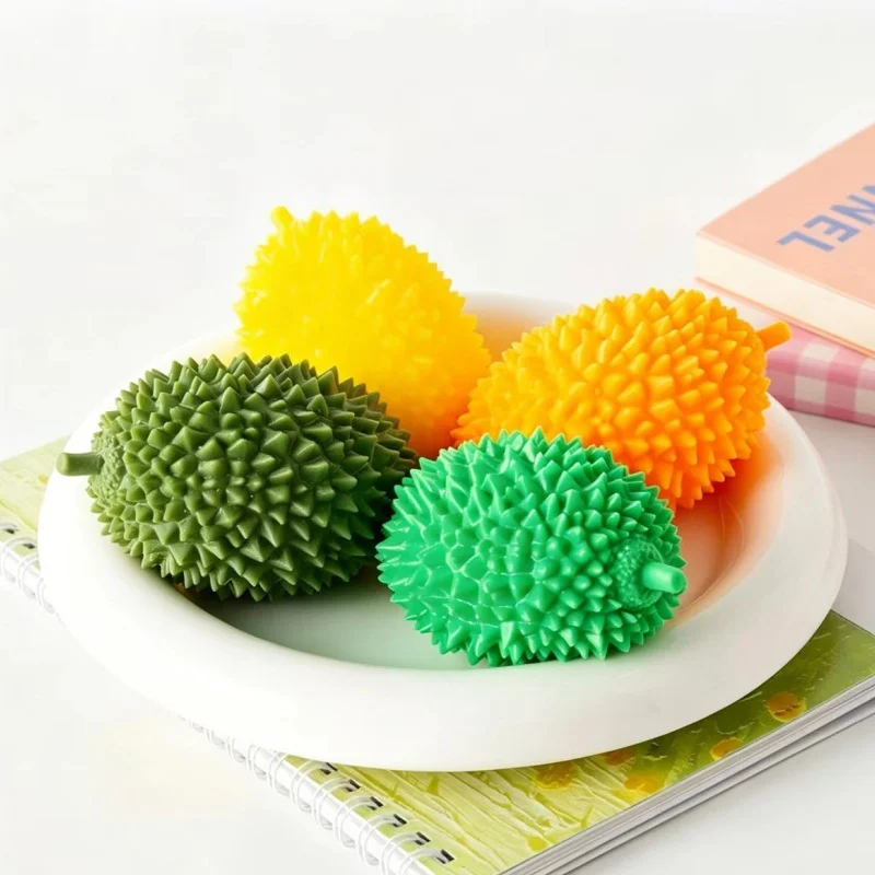 Durian Squishy, Stress Ball Soft Fidget Sensory gift for ADHD Autism Slow Rebound Squeeze  for Adults  Christmas Gift