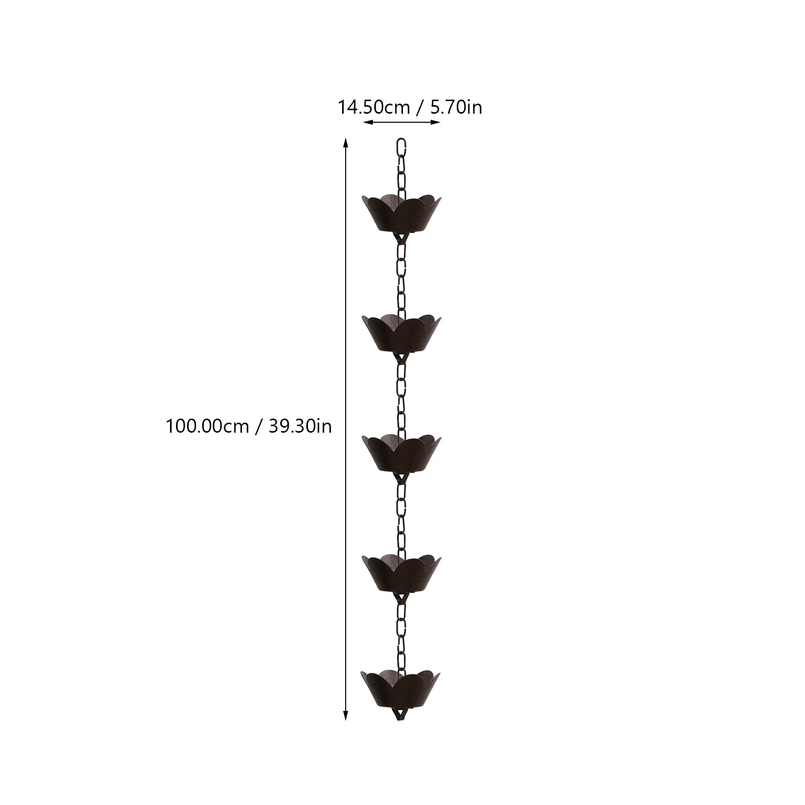 Metal Drainage Chain Universal Garden Chains for Gutter Accessory Modern Divert