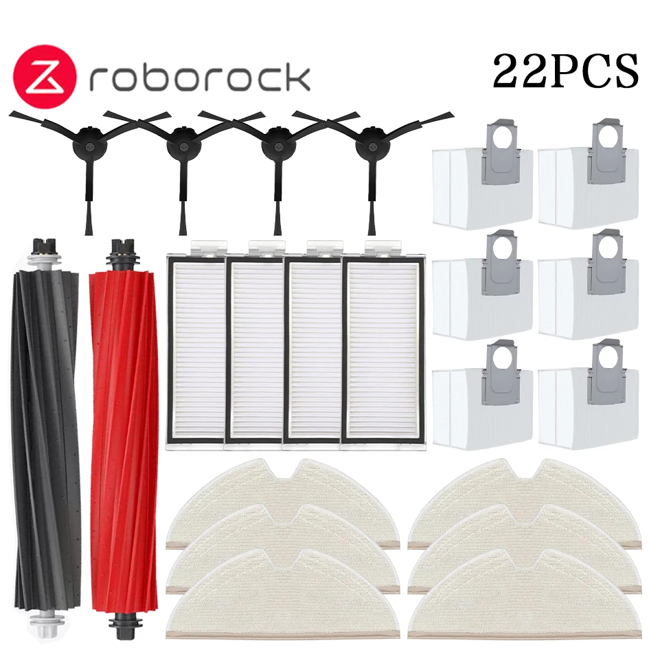 Roborock Q8 Max Q8 Max Plus Q8 Max+ Q5 Pro Q5 Pro Plus Ersatzteile Zubehör Hauptseitenbürste Hepa-Filter Mopp Staubbeutel