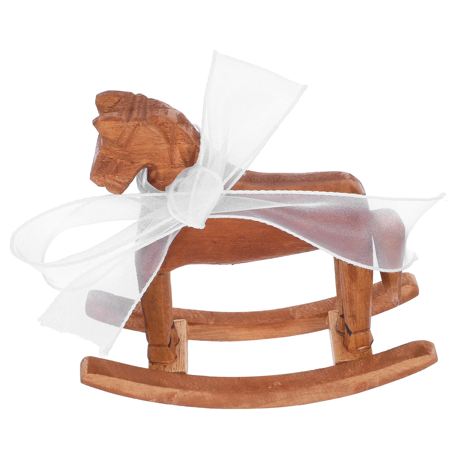 ม้าโยกโบราณ: ม้าโยกไม้รูปสัตว์ขนาดเล็ก สำหรับตกแต่งบ้าน ชั้นวางของเด็ก ตกแต่งห้องนั่งเล่น