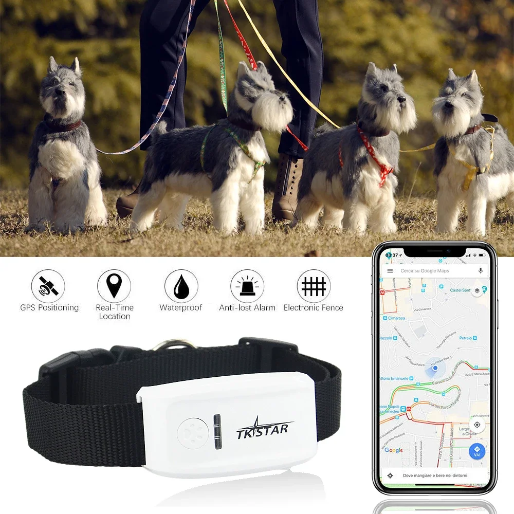 GPS tracker for Pet Tkstar TK909 Realtime Tracking Dog Animal Long Standby GPS Locator