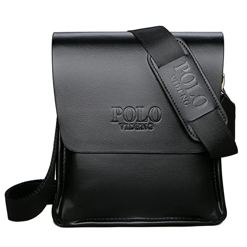 2024 The Leisure Business Single Shoulder Bag Polo Vertical Bag Man Trend Inclined Shoulder Bag