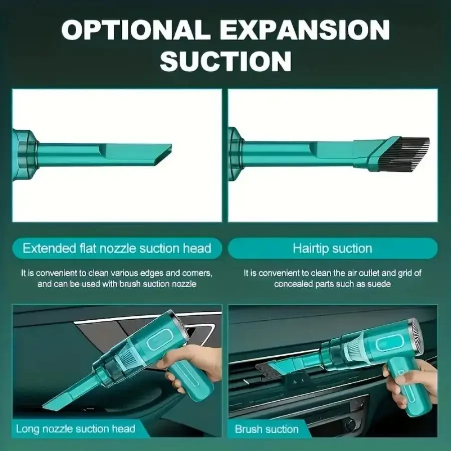 Car Vacuum Cleaner Wireless Portable Large Suction Home Handheld Dust Collector Small Mini Blower Cleaner Life vac Stick vacuum