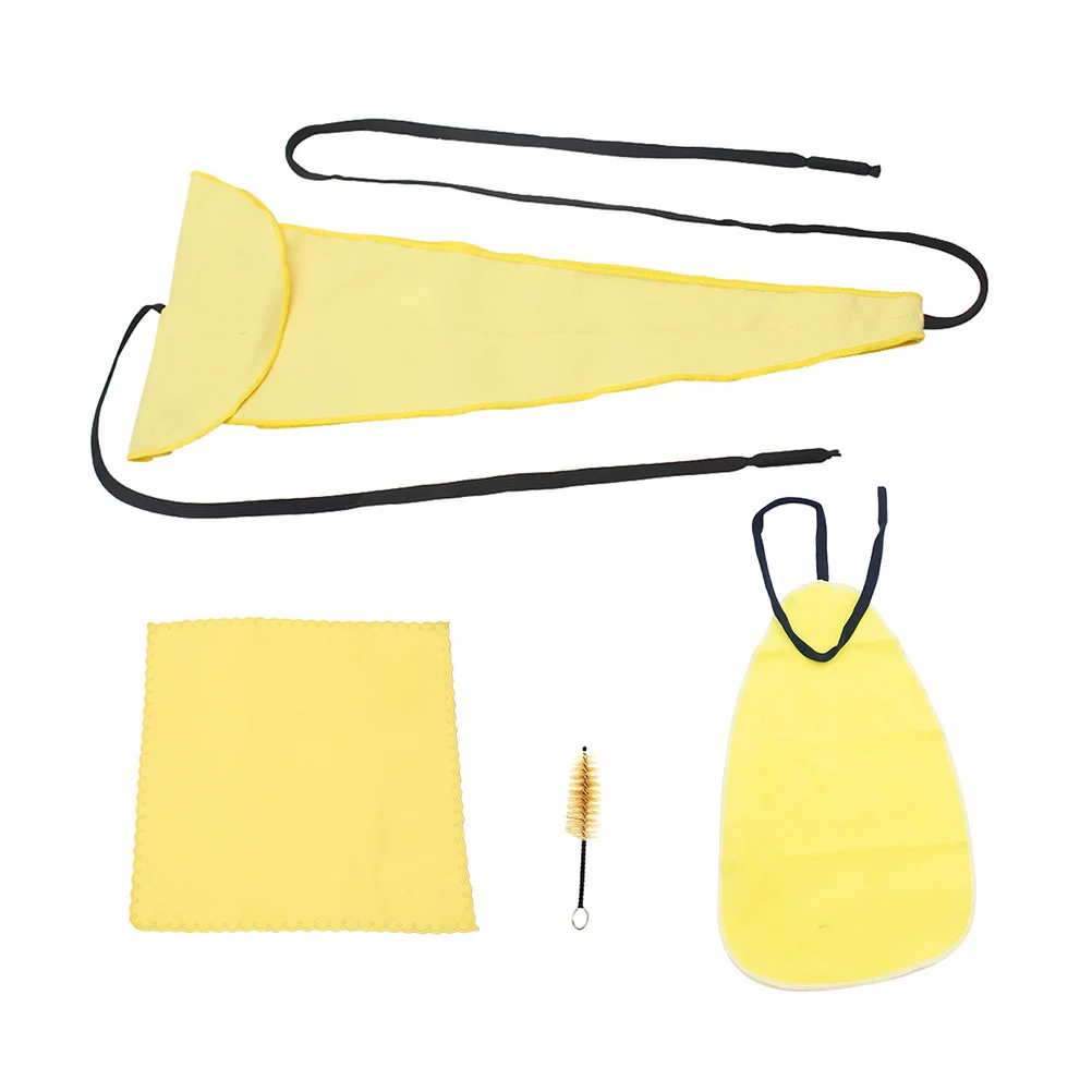 

1 set 1 Set Saxophone Cleaning Kit For Flute Clarinet Instruments Microfiber Cloth Brush Rod Tool For Dust Dirt Removal Music