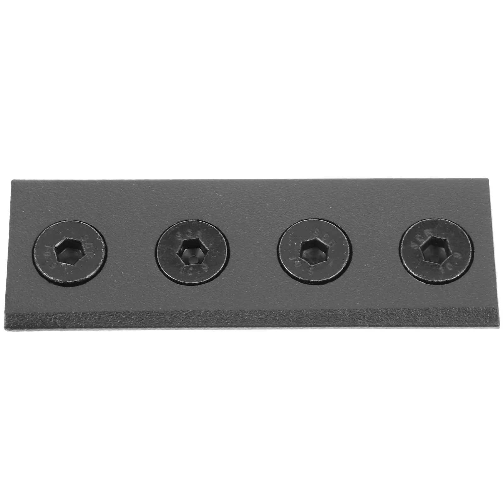 

1Set Barn Door Track Connector Set Black Metal Splicing Piece Straight Brace Brackets Stable Safety Barn Door Track