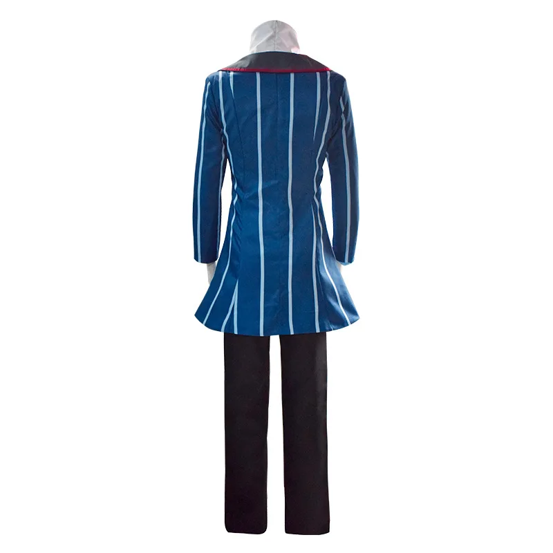 Hazbin Cosplay Hotel Vox Cosplay Costume Uniform Suit Outfit Men Halloween Carnival Christmas Costumes Blue Red Suit Cosplay