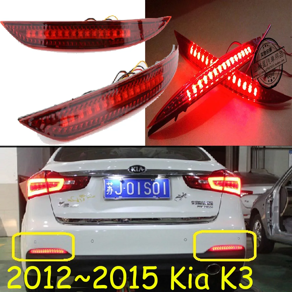 Sedan car use,KlA K3 rear light;2012~2015,LED,free ship!Sportage,soul,spectora,k5,K 2 K3 K4,K7,sorento,kx5,ceed;K3 fog light