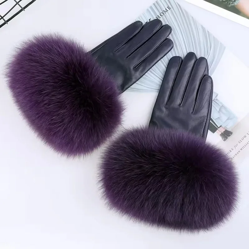 Guantes de Piel para Mujer