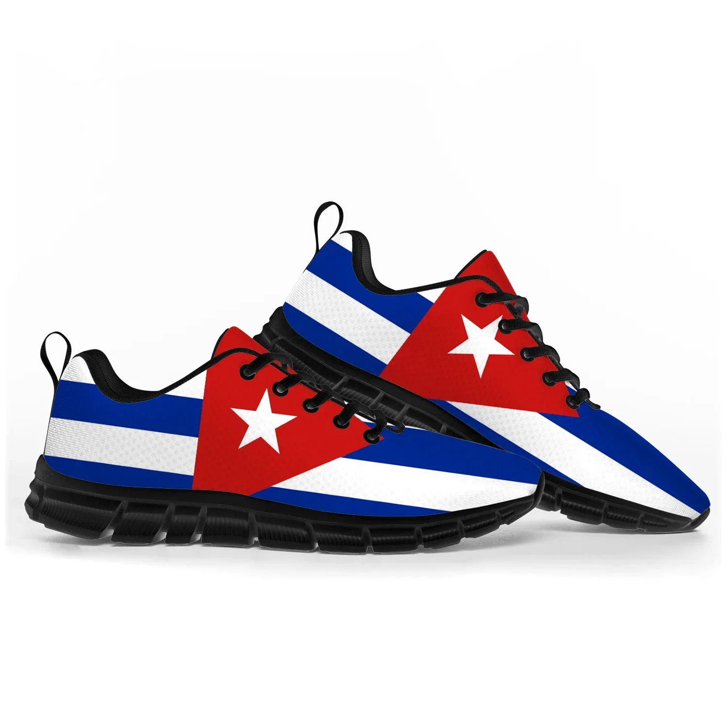 Zapatos deportivos con bandera cubana para hombres, mujeres, adolescentes, niños, zapatillas casuales de Cuba personalizadas, zapatos de pareja de alta calidad