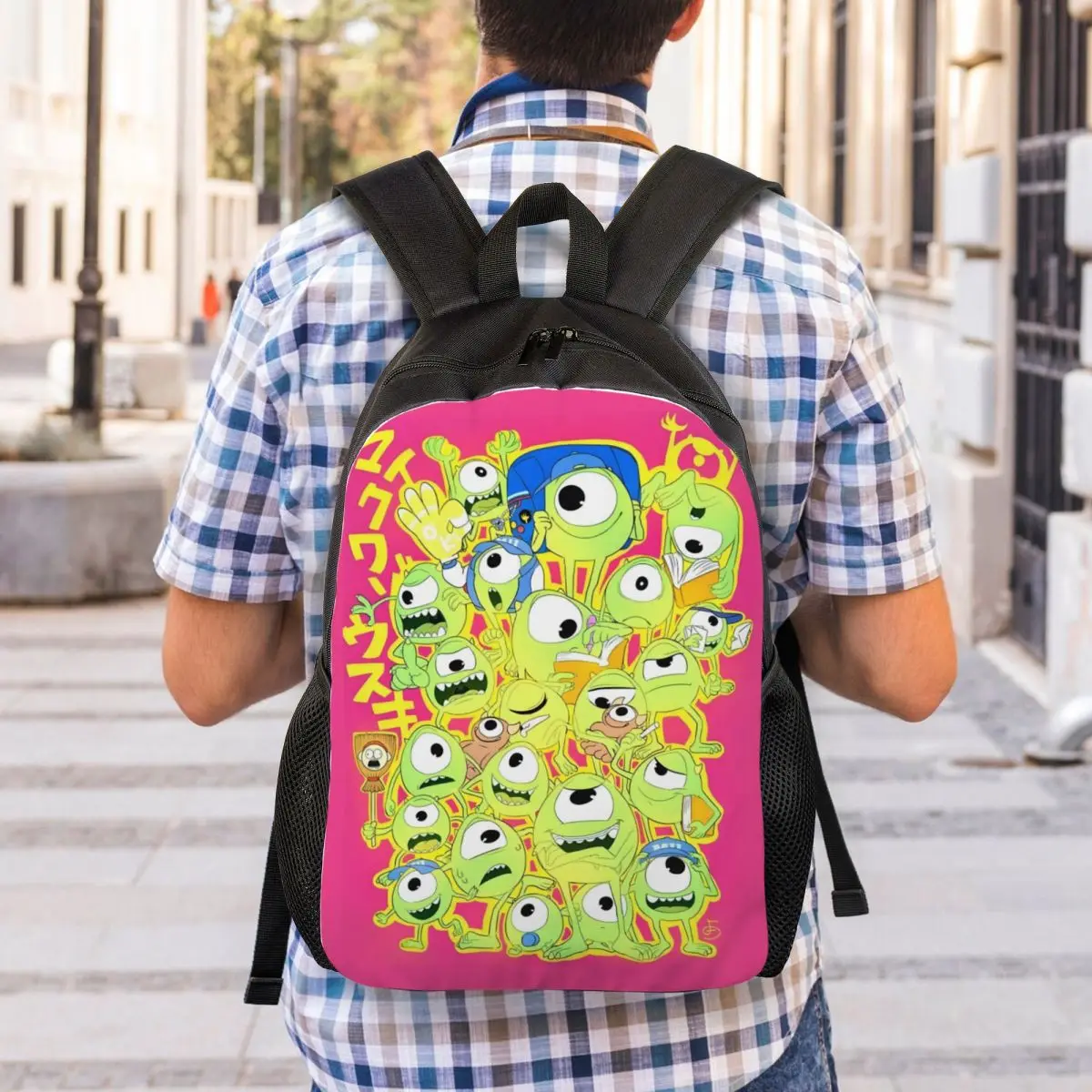 حقائب ظهر مايك وازوسكي للنساء والرجال حقيبة كتب عصرية للمدرسة والكلية وحوش الجامعة