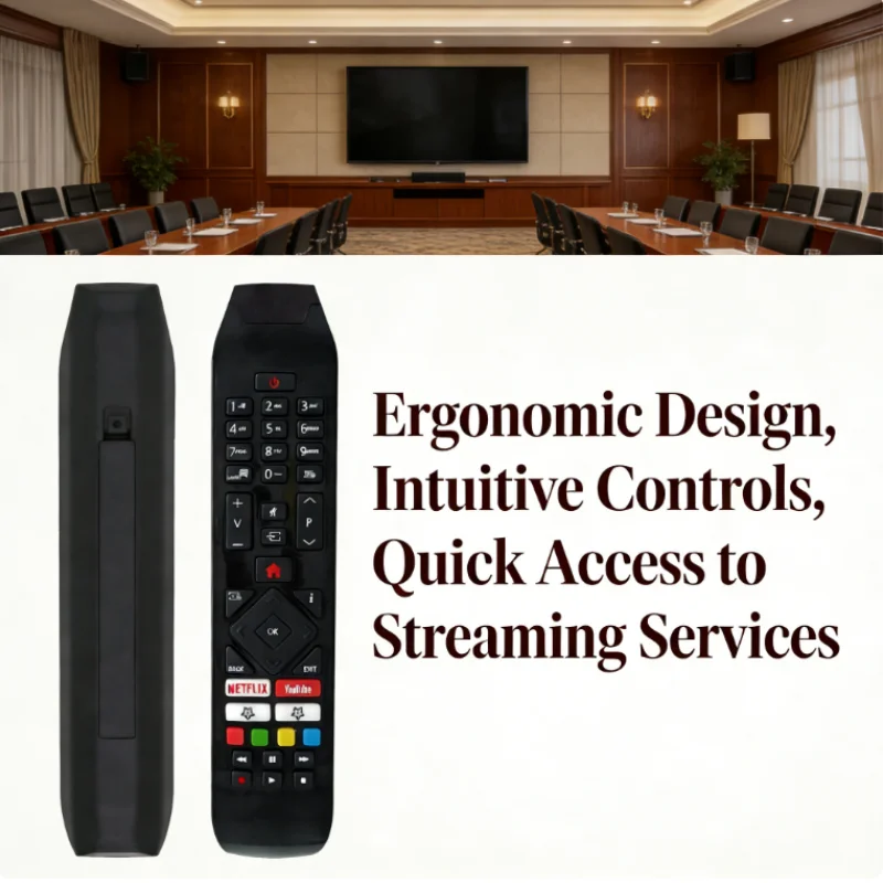 RC43140 Remote Control for Hitachi TV, Fit 24HE2000 32HE2000 32HE4000 40HE4000 43HK6000 43HK6500