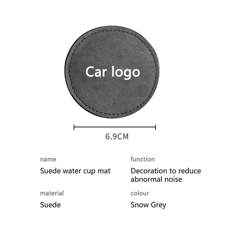 2 قطعة سيارة الجلد المدبوغ كوستر كوب ماء زجاجة حامل حصيرة لنيسان X-trail قاشقاي ملاحظة جوك سنترا باترول نافارا ميكرا ليف ألميرا #5
