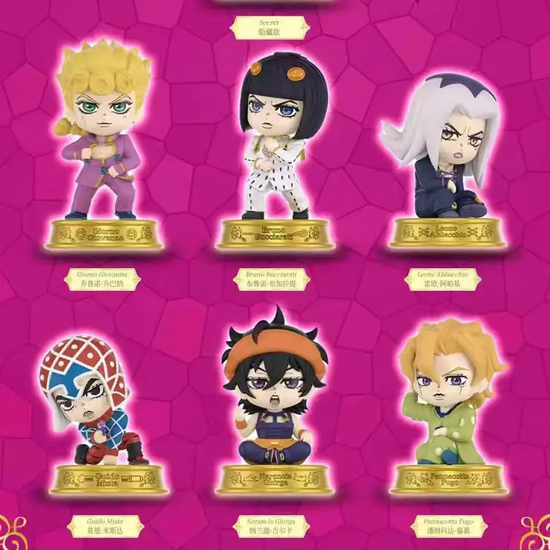 Eaki Jojo Bizarre Adventure Golden Wind Plush Blind Box Mystery Figure Keychain Collectible Toy Gift For Anime Fans - view 4
