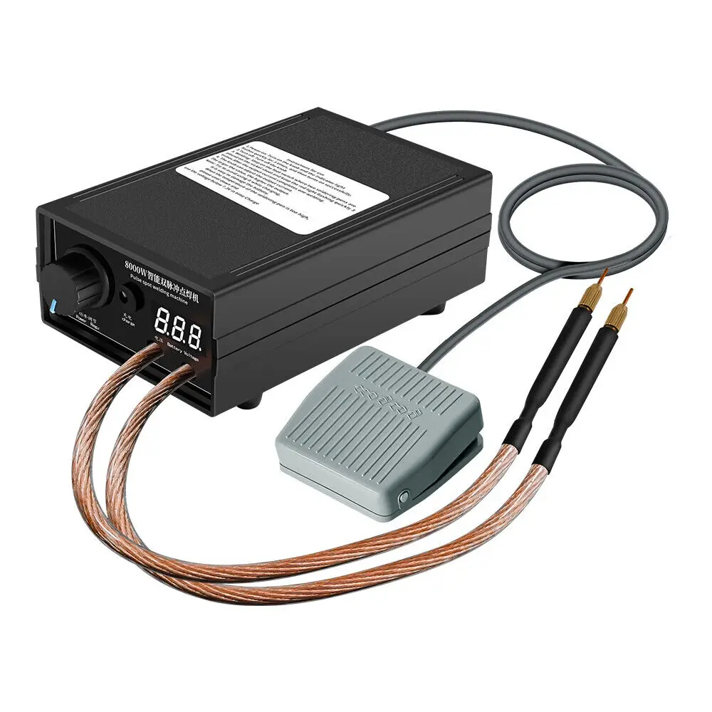 8000W Mini Spot Welder Kit DIY Automat 18650 Battery Pack Welding Portable Spot Welding Machine Pen For 0.15MM Nickel Strip