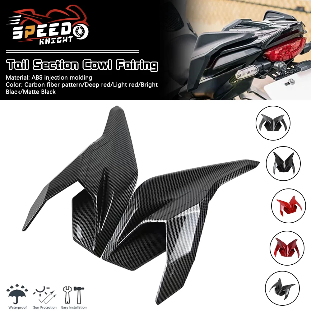 For Honda CB650R CBR650R 2020-2023 Motorbike Rear Fairing Cover & Rear Seat Cover Motorcycle Accessories Kit