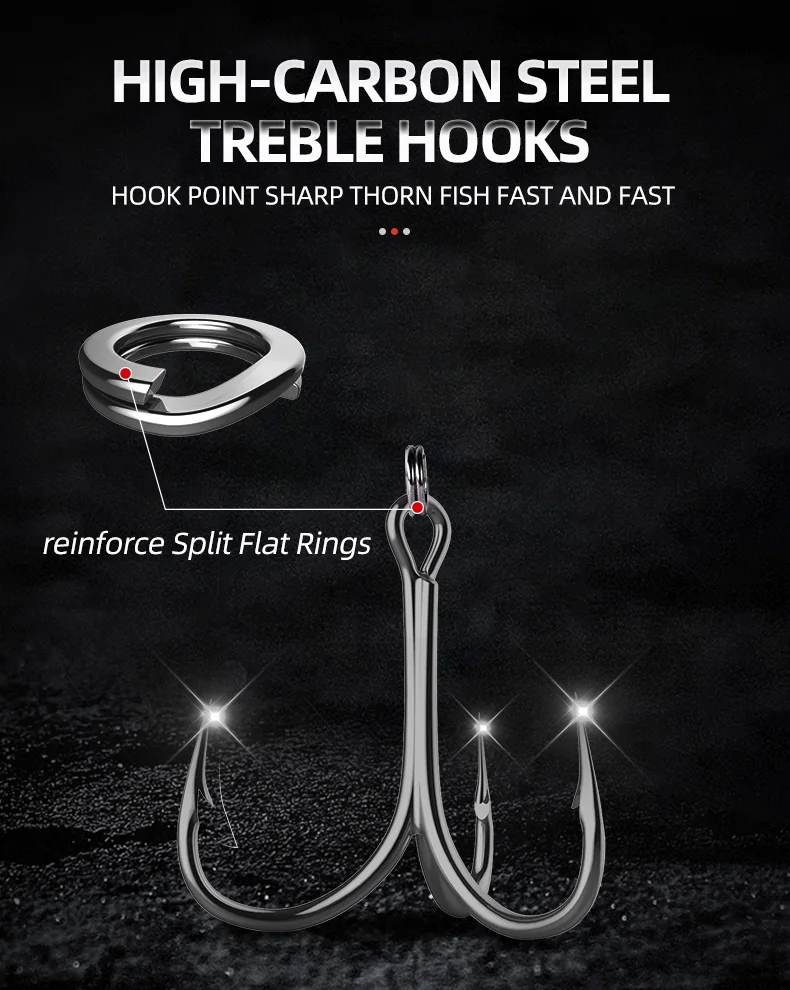 ShareShark Angelköder Blade Bait Metall-VIB-Köder für Barsch, Zander, Forelle – für Süß- und Salzwasserfischen, Metall-Hardbaits – Detail 7