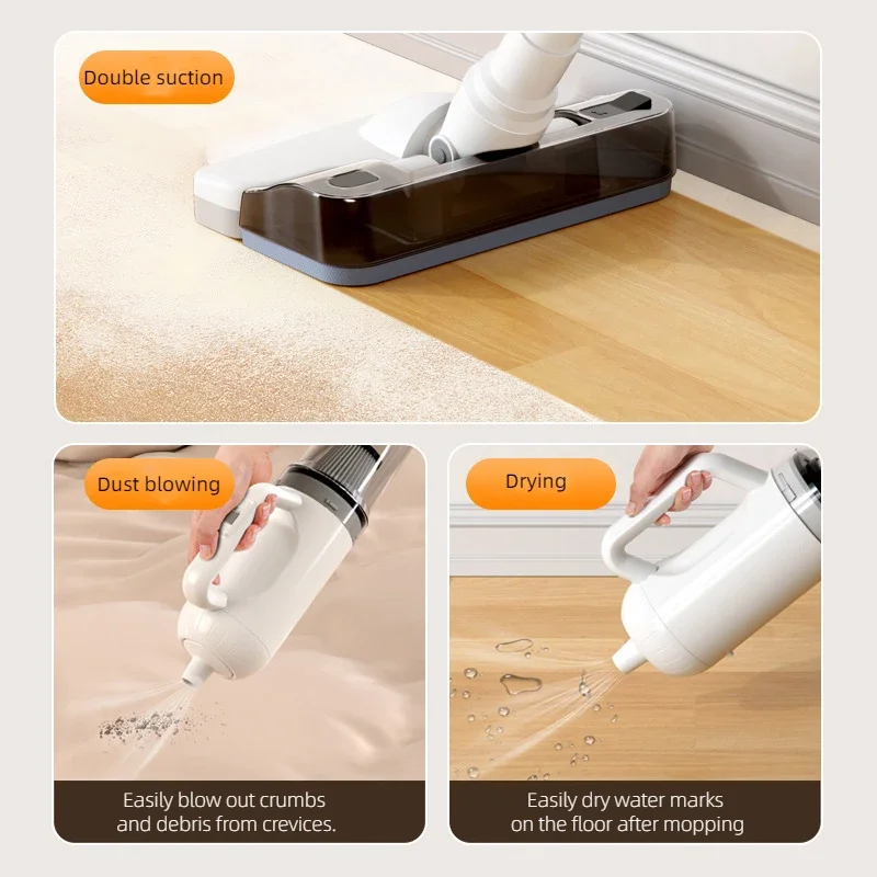 Dust And Mite Remover Multifunctional Car Vacuum Cleaner Rechargeable Handheld Vertical Household Vacuum Cleaner