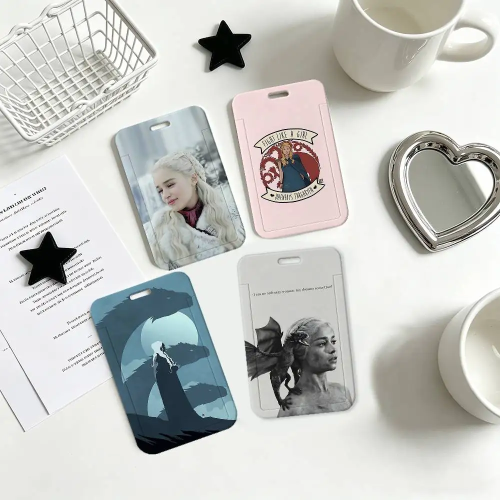 

Dragon Mother T-ThronesaS ID Badge Holder With For Office School Name Card Credentials Case