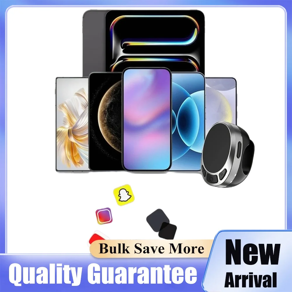 Bluetooth-compatible 5.3 Finger Ring Mouse Wireless Page Turner Phone Scrolling Ring Remote Control for Android Tablet and