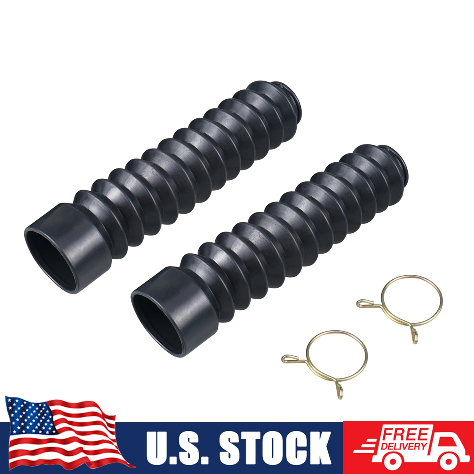 

30MM Rubber Front Fork Cover Boots Gators For Honda ATC185S ATC200 S ATC250R Yamaha Tri Moto 175 YT175 200 YTM200