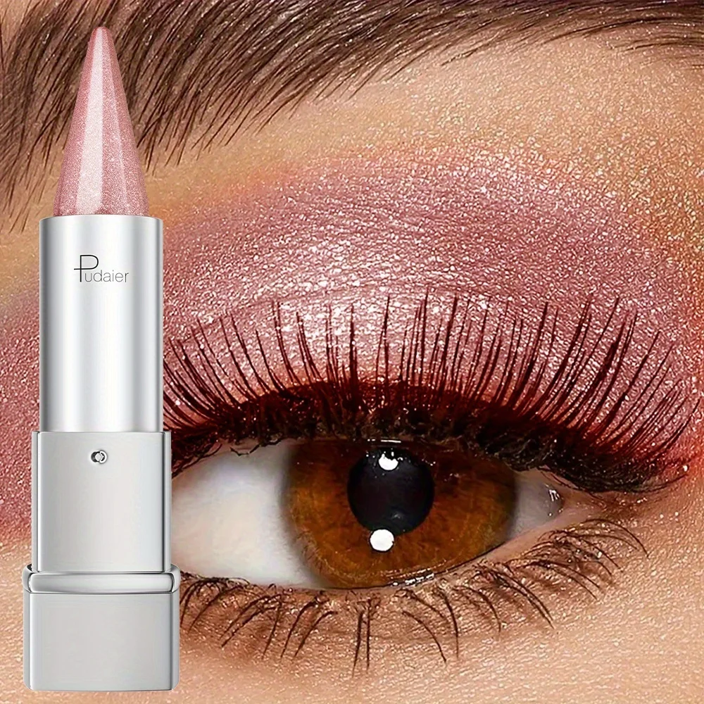 Stylo fard à paupières scintillant imperméable, imperméable et résistant à la sueur, longue durée sans bavures, pas facile à enlever le maquillage