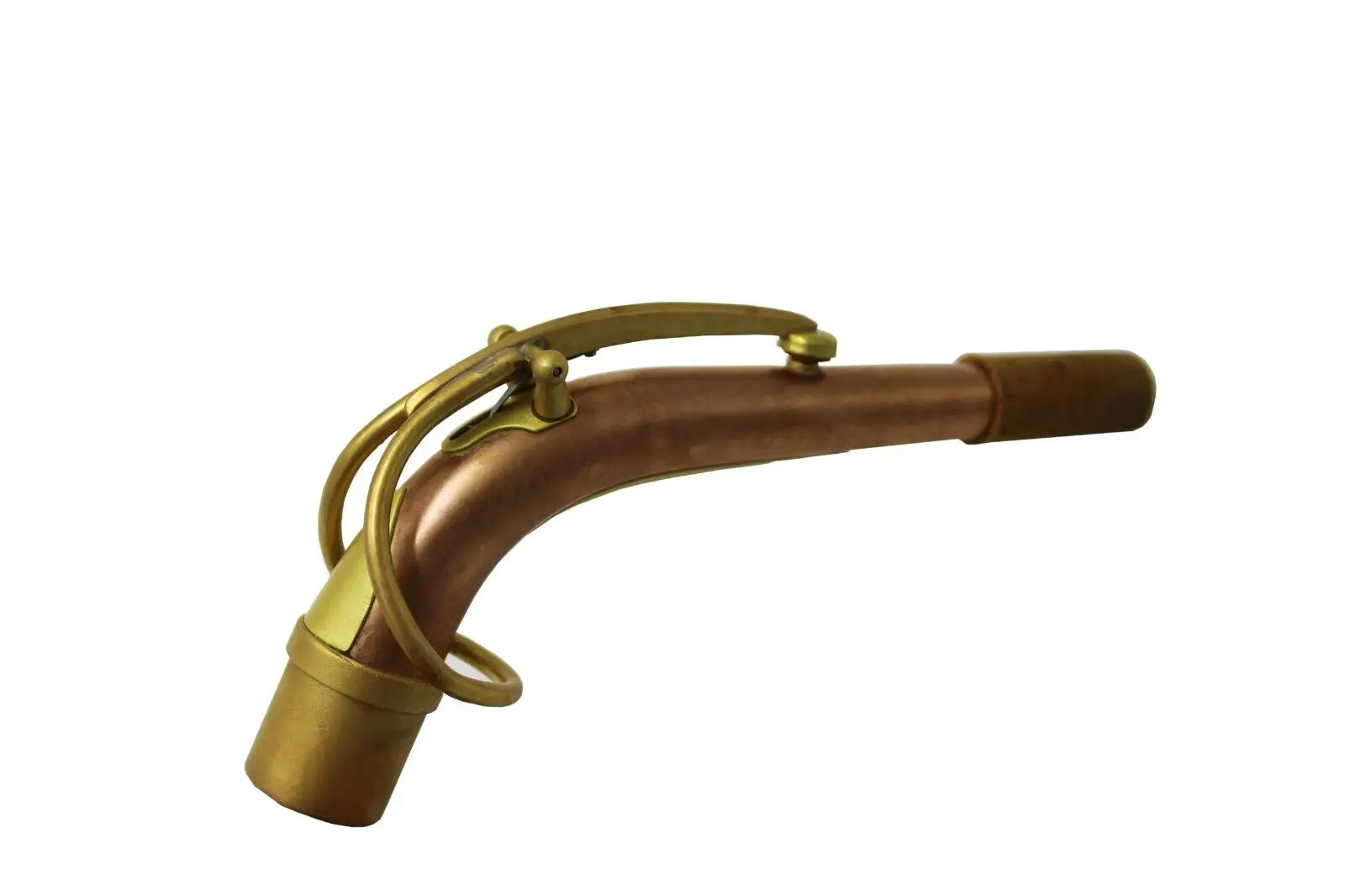 رقبة ساكسفون نحاسي للموسيقى الشرقية ، رقبة سبا ، صوفي ، غير ورنيش