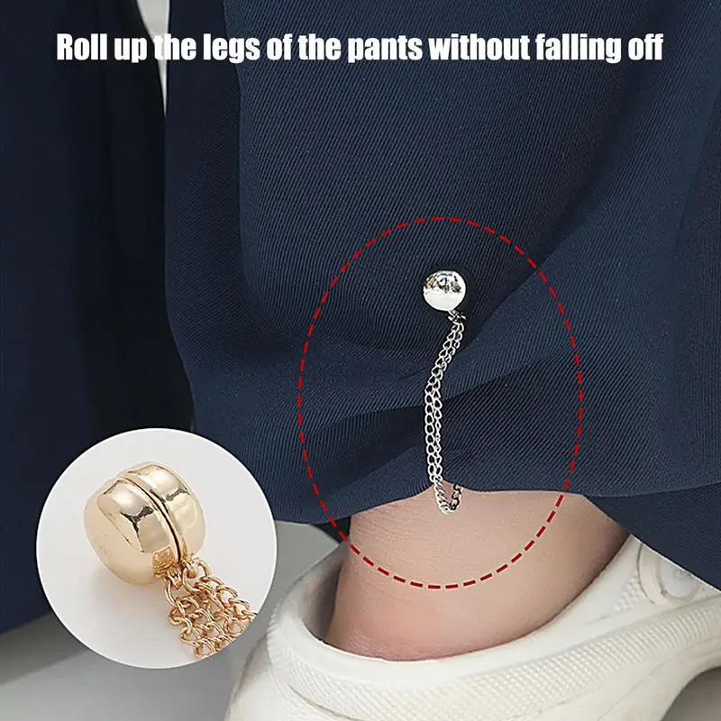 Magnetic Clothing Clips 4Pcs/set Women Headscarf Pin Buckle Adjustable Scarf Shawl Pants Fixer Clothing Accessories