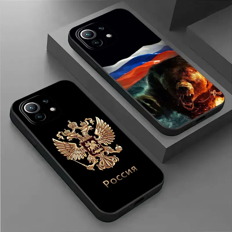 Russia USSR CCCP Flag Phone Case For Xiaomi 14T 13T 12T 11T 10T 14 Pro 11 Lite Poco X3 X4 X5 X6 M5 F5 F6 Pro Soft Silicone Cover