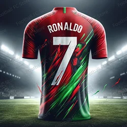 2024 New CHATGPT-Special Ronaldos 7 Soccer Jersey for Kids and Adult Intelligent Design Edition Jersey Summer Outdoor Loose Top