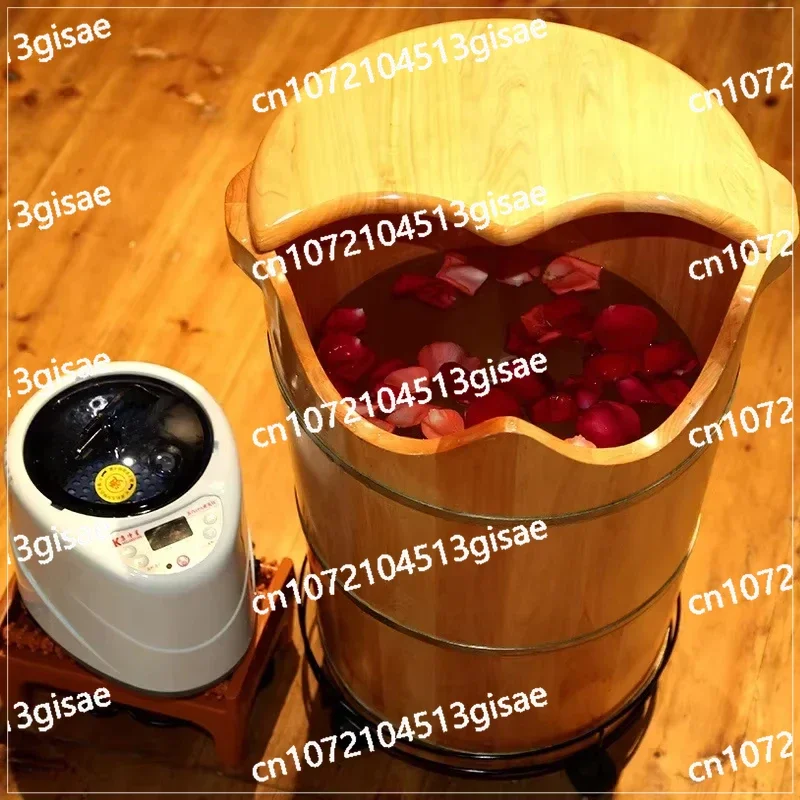 Used for Foot Constant Temperature Sweating, Knee Covered Deep Water Bucket, Foot Bath, and New Heating Fumigation Wooden Bucket