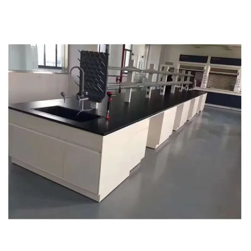 

Lab Table With Reagent Shelf Drawer Physical Chemistry Medical Lab Furniture Customized Laboratory Workbench