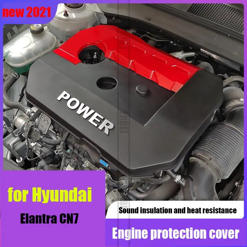 

for Hyundai Elantra Avante CN7 2021 automobile engine protective cover, engine dustproof and soundproof cover, cabin guard plate