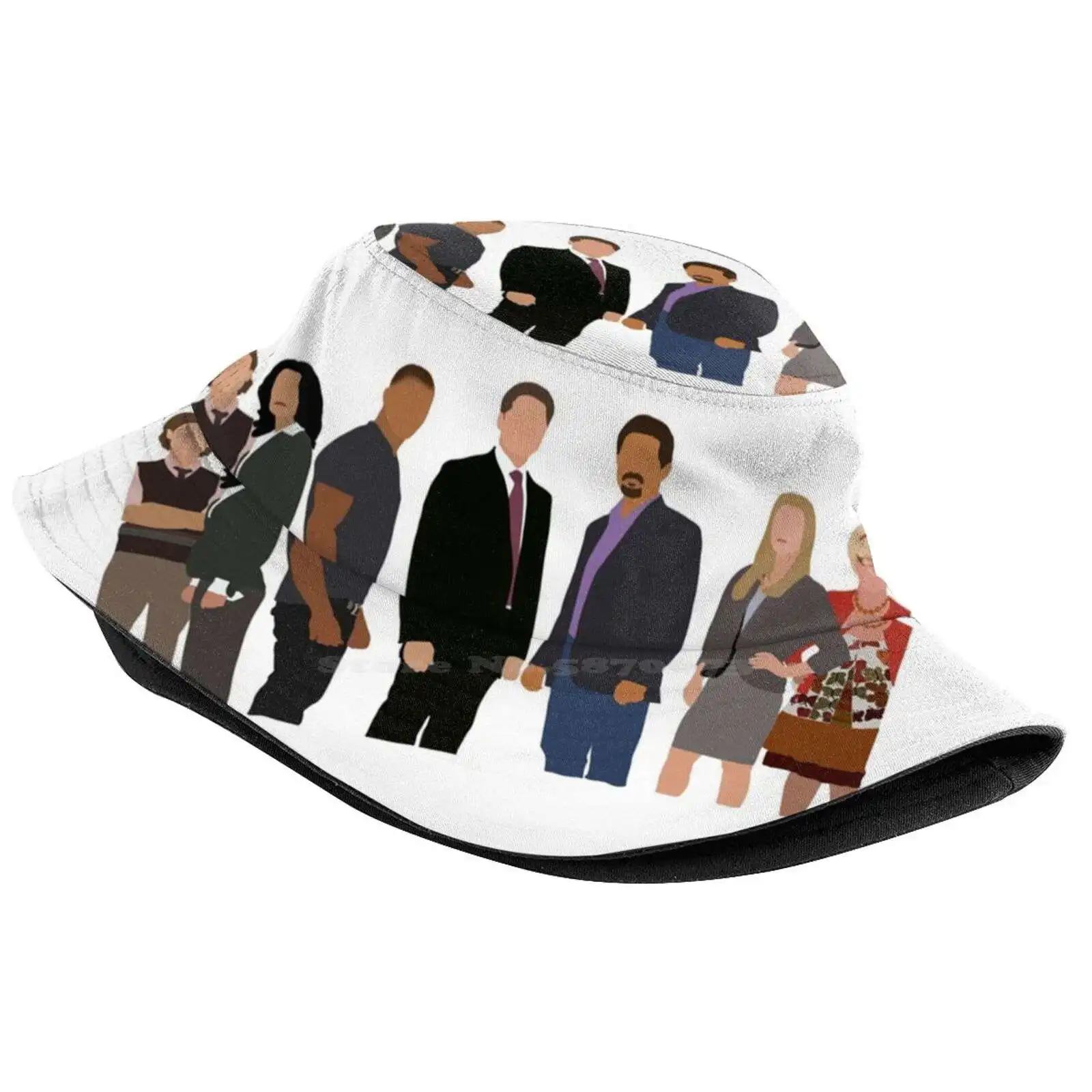 Criminal Minds Cartoon Sun Cap Fisherman Hat Bucket Hats Quantico Criminal Minds Cartoon Minimalist Criminal Minds