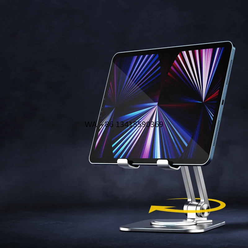 

Aluminum Alloy Desktop Rotatable Tablet Holder Stand Adjustable