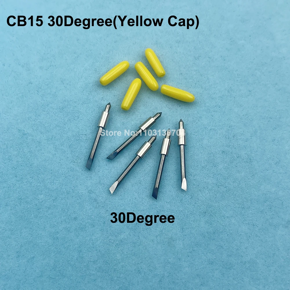 10PCS Cutting Plotter Graphtec CE5000 CE6000 FC8600 FC8000 Knife Blade For CB15 CB15UA-5 Cemented Carbide Blades 30/45/60degree