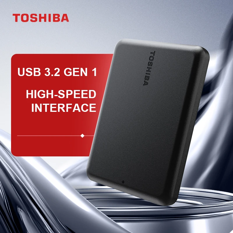 Toshiba A5 disco duro externo portátil 1T 2T 4T USB3.2 PHDD ligero para tabletas PS5 Notebook ordenador de escritorio
