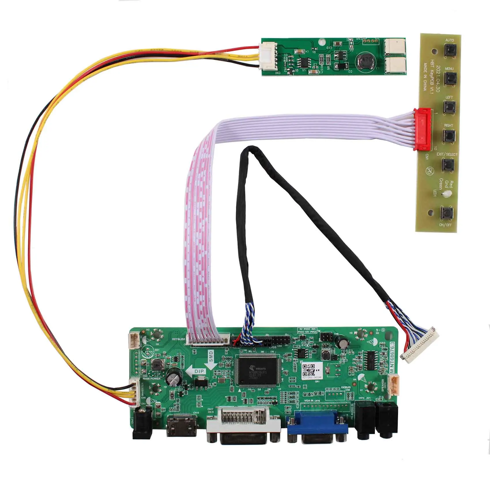 

HD MI DVI VGA Controller Board For 14.9" 1280x390 LTA149B780F LCD Screen